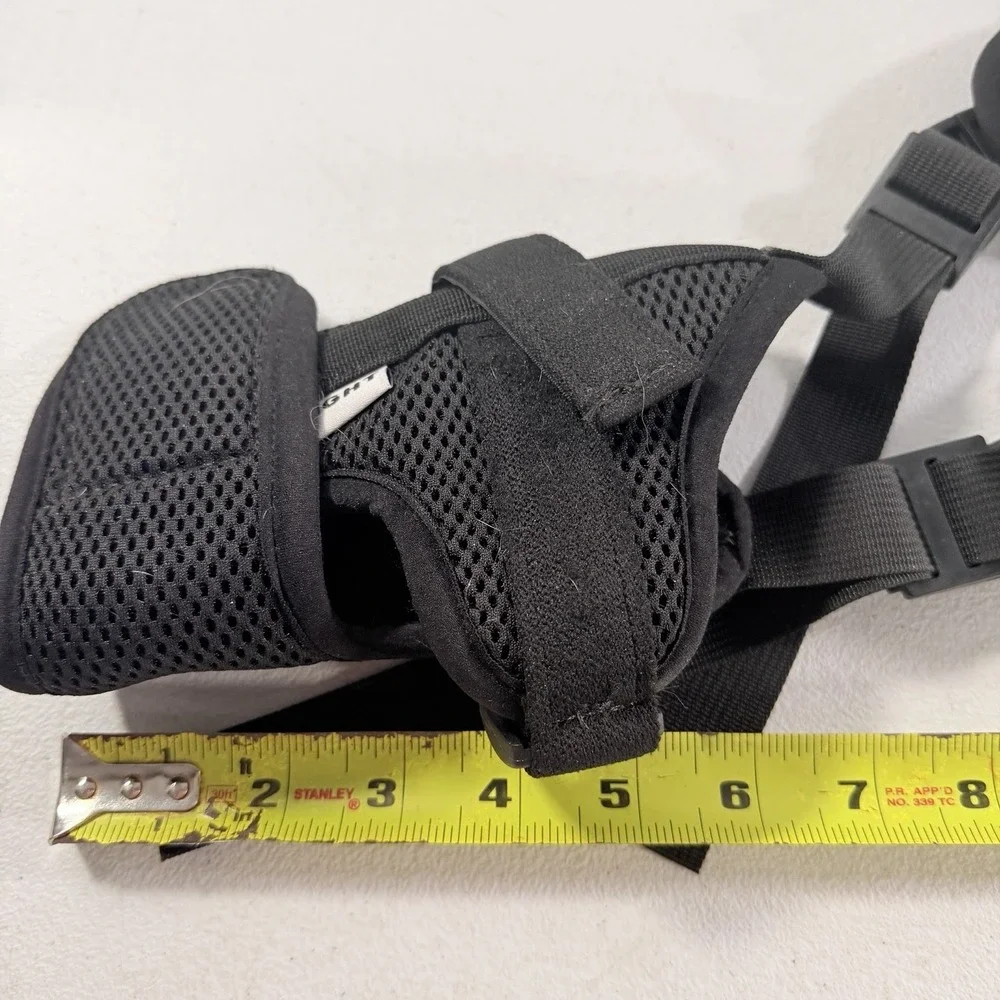 Ortho Dog Right‎ Knee Brace Black Measurements Pictured